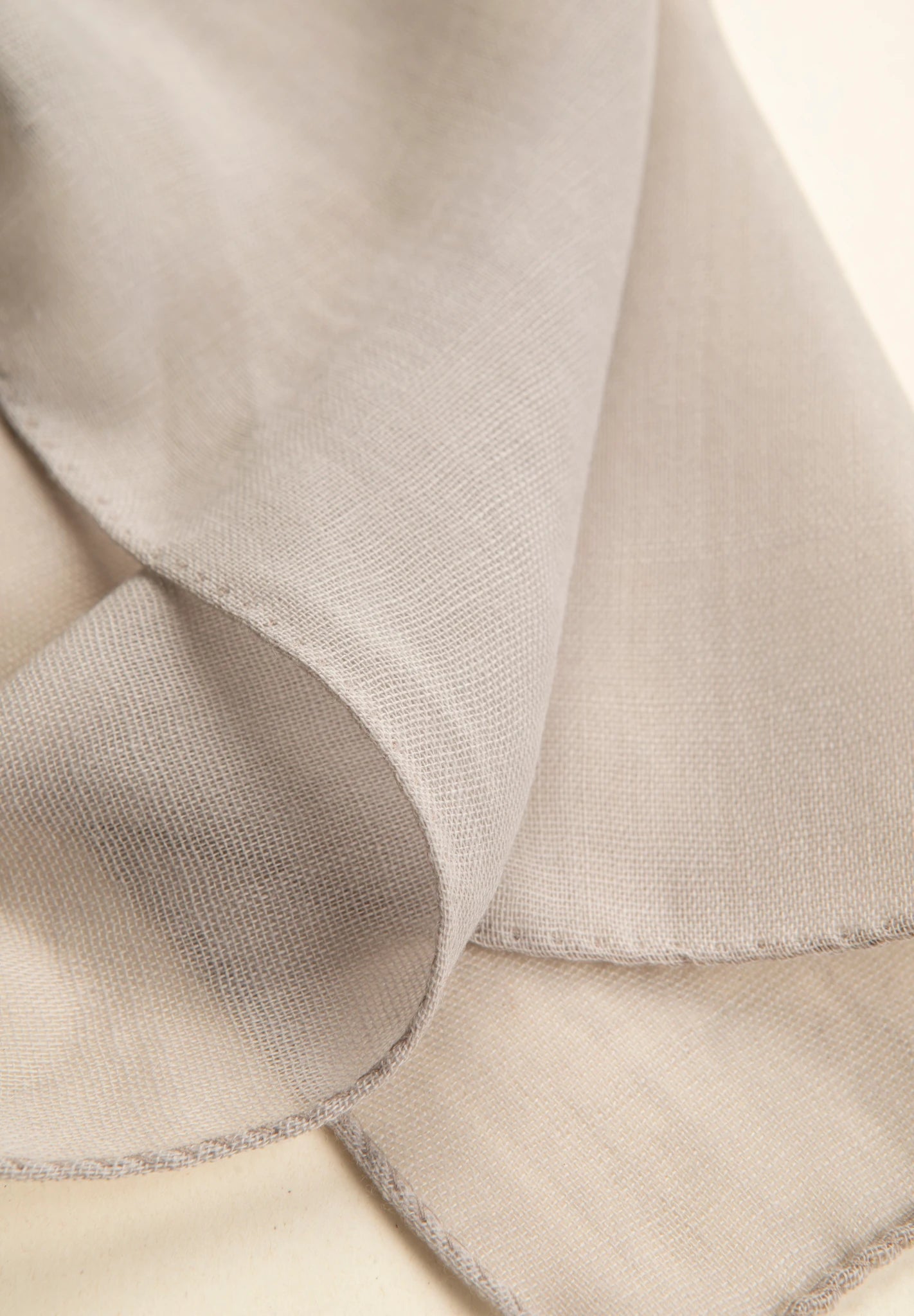 Pochette grigio chiaro lana unita-Angelico