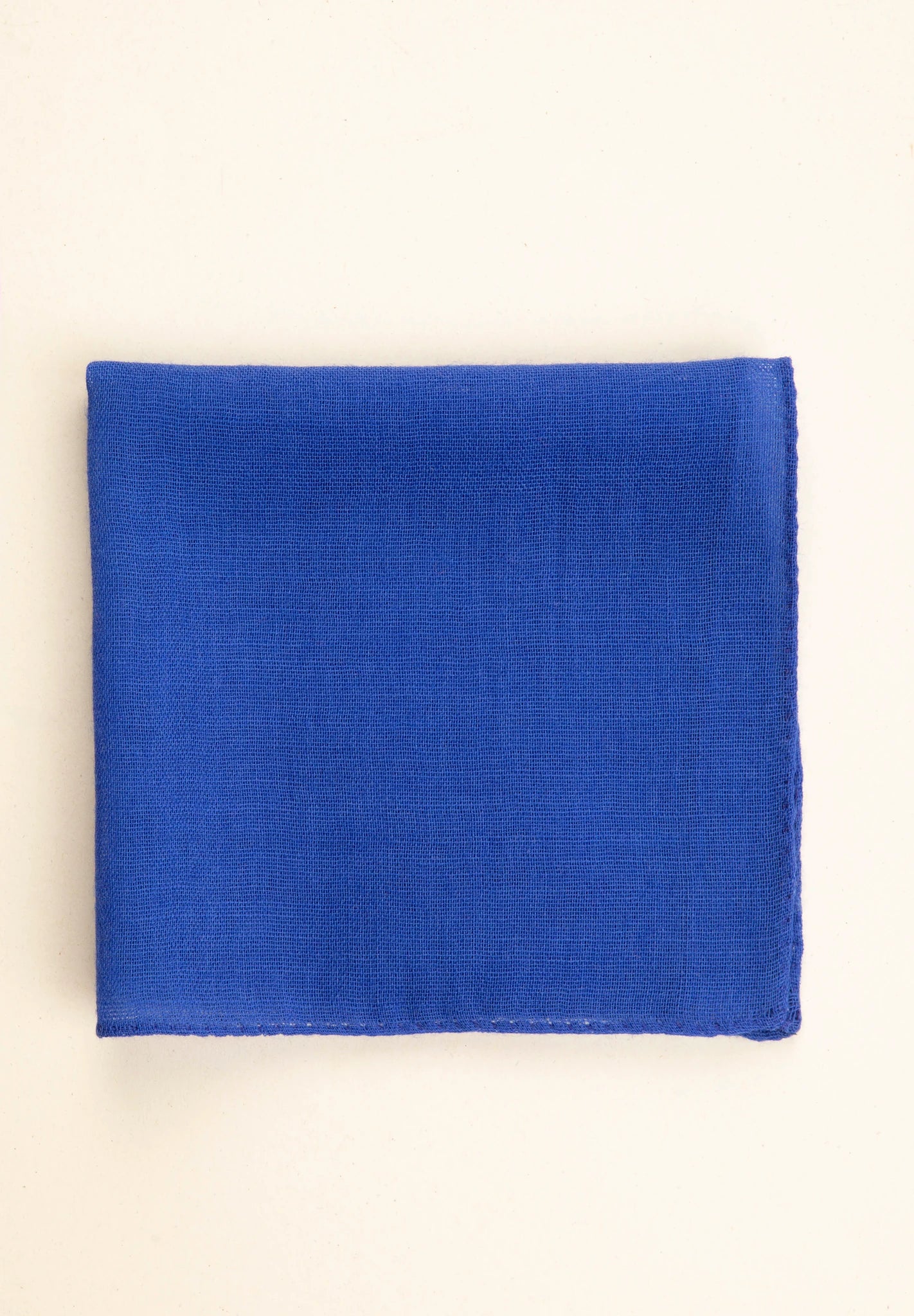 Pochette blu royal lana unita-Angelico