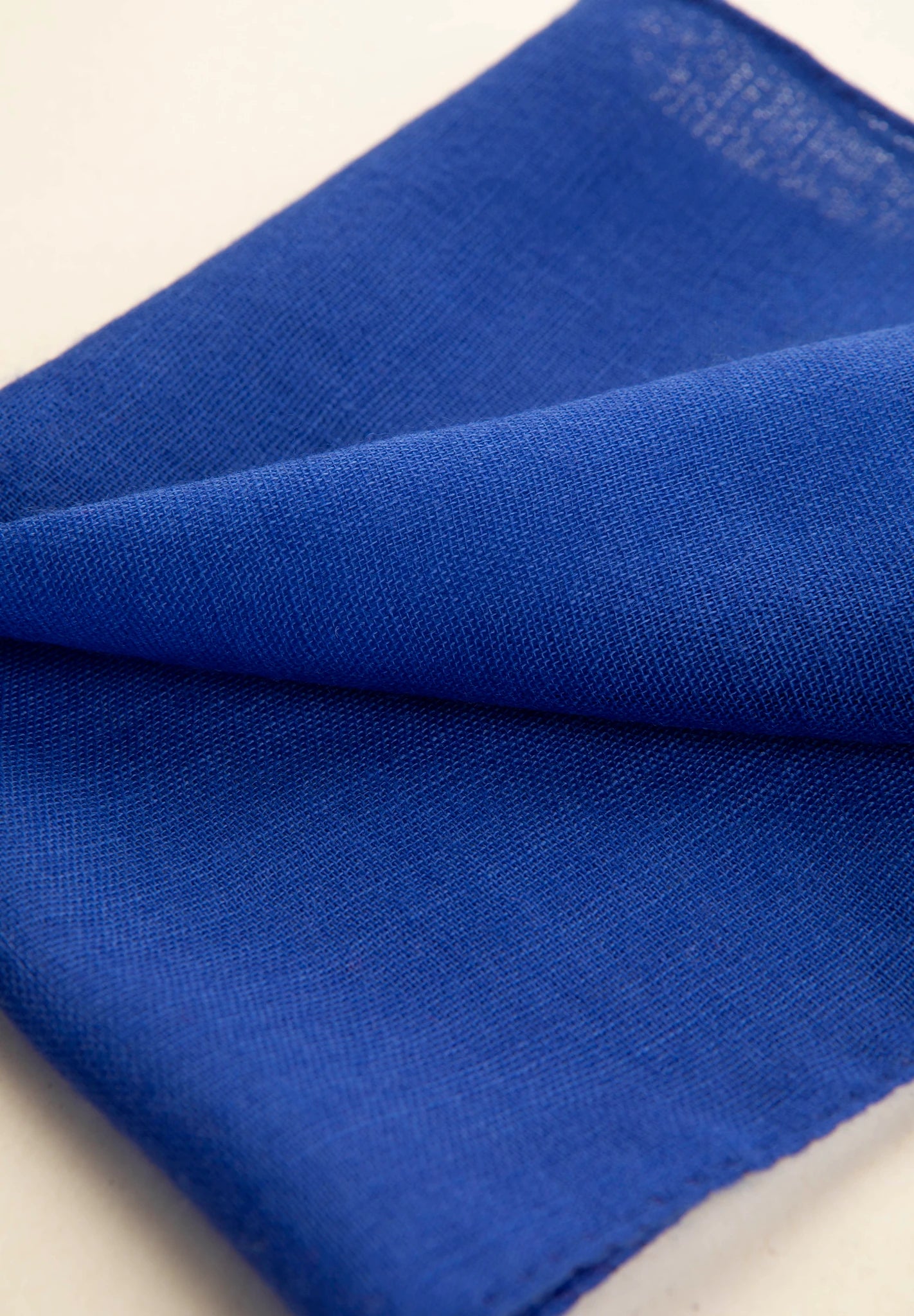 Pochette blu royal lana unita-Angelico