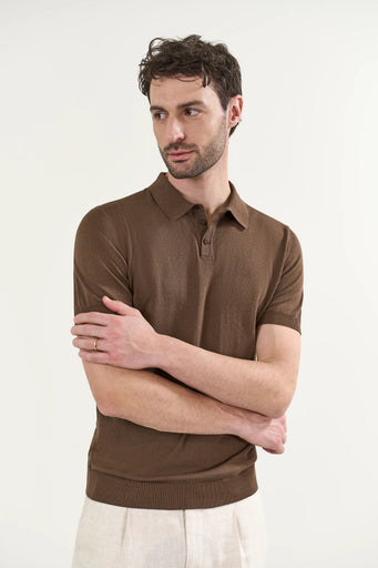 Polo moro cotone tricotina crepe