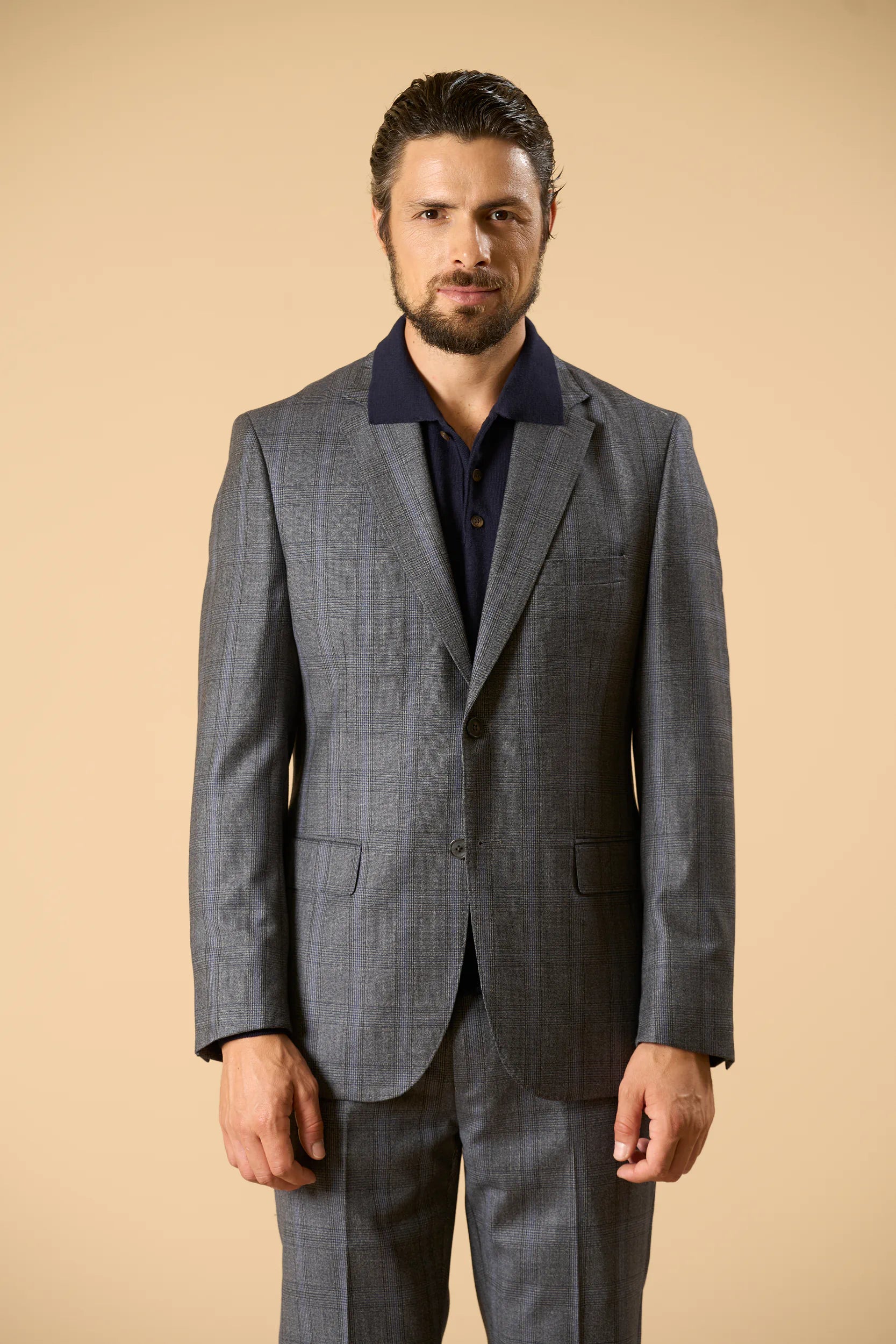 Prince of Wales Suit - Grey Angelico 6