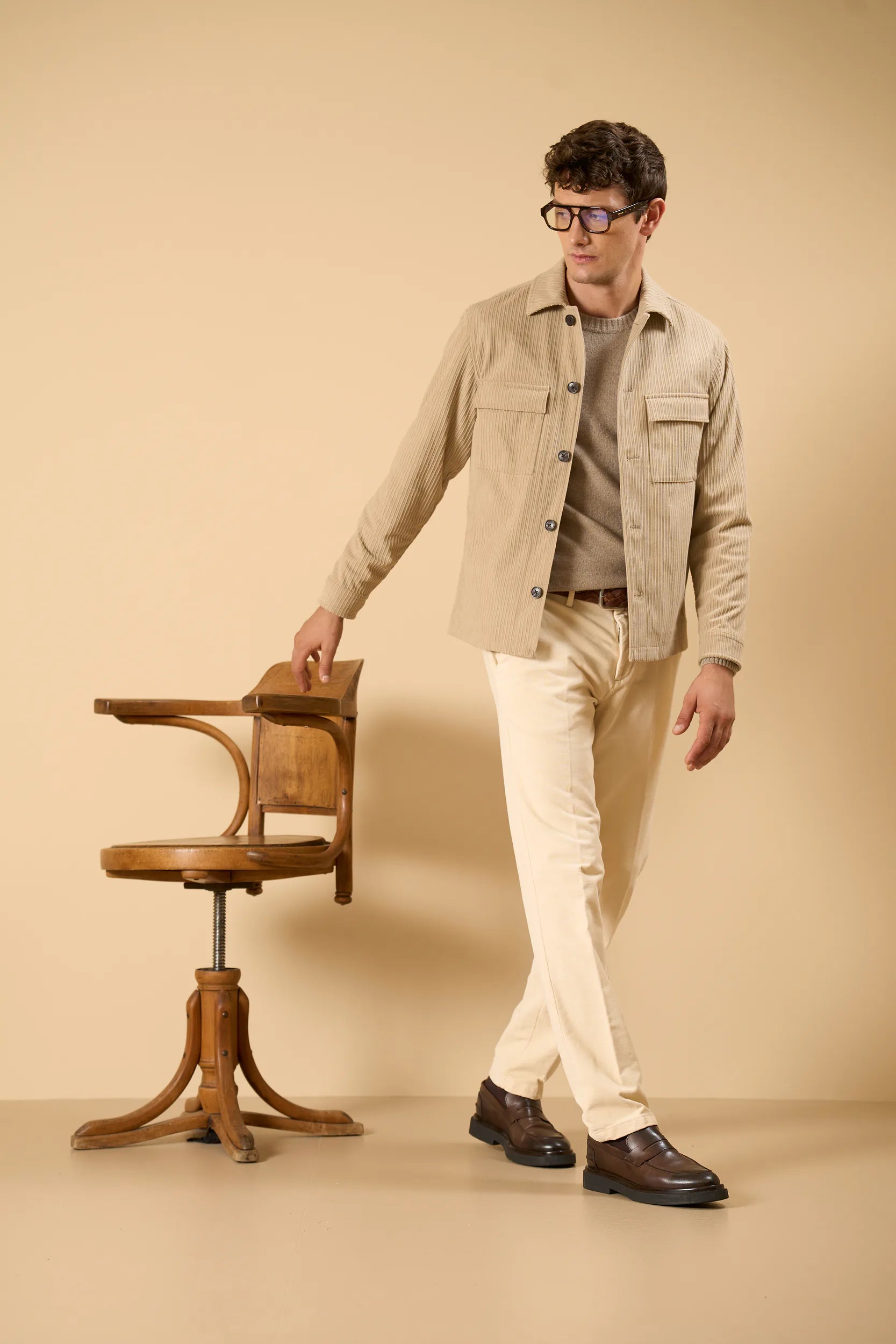 Overjacket gesso velluto a coste Angelico 8