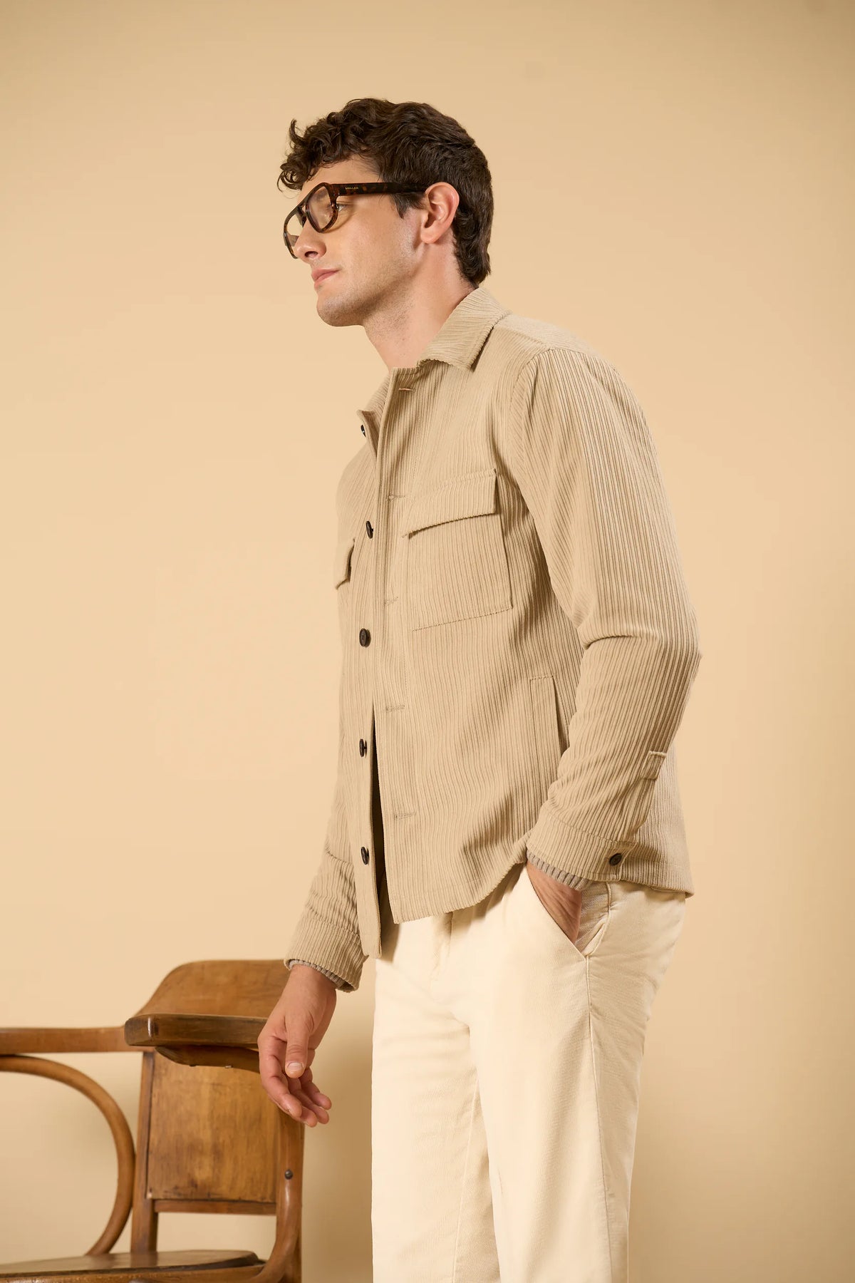 Overjacket plaster corduroy Angelico 8