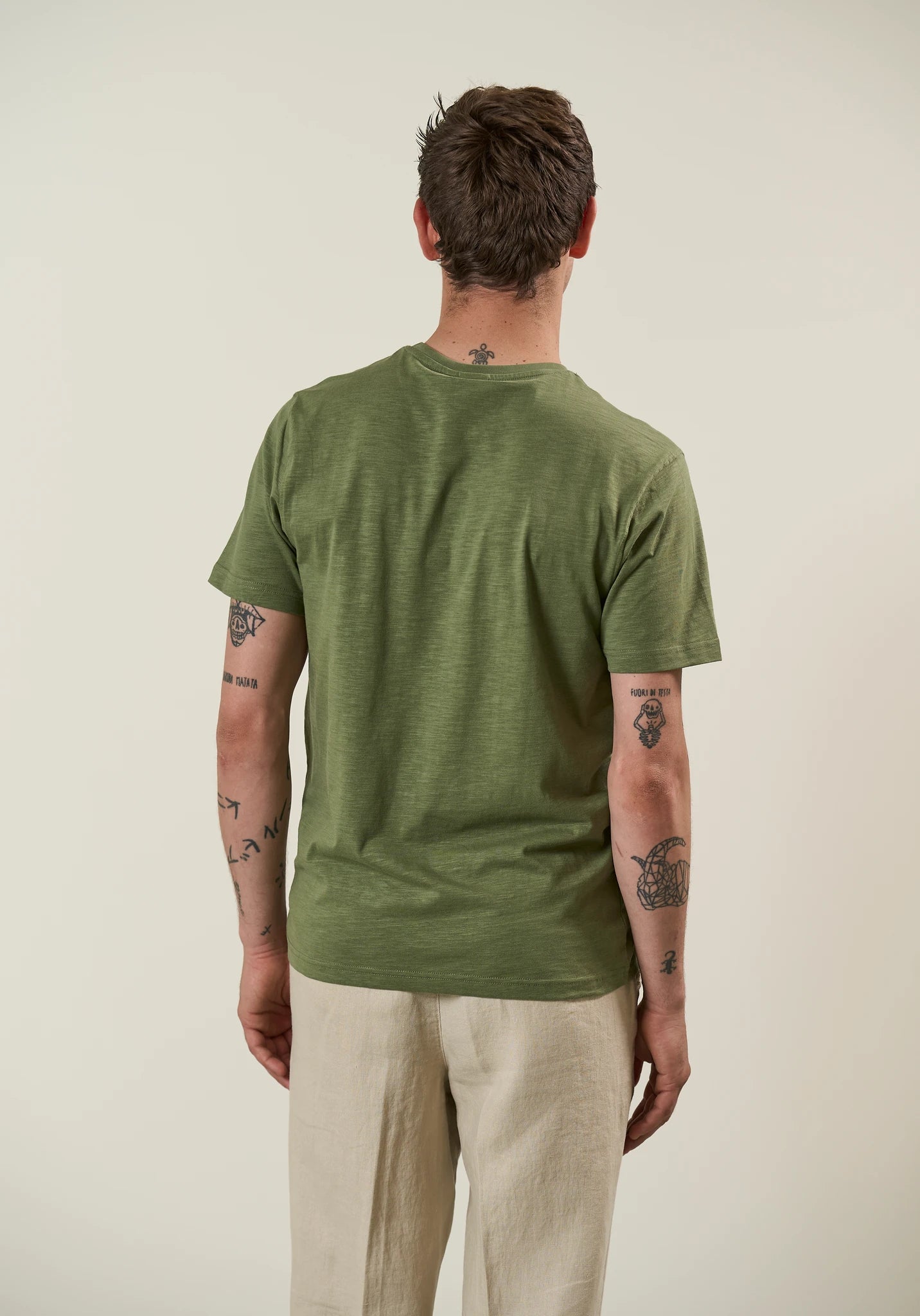 Slub T-Shirt - Green Angelico 5