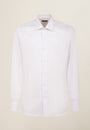 White no-stir slim fit shirt