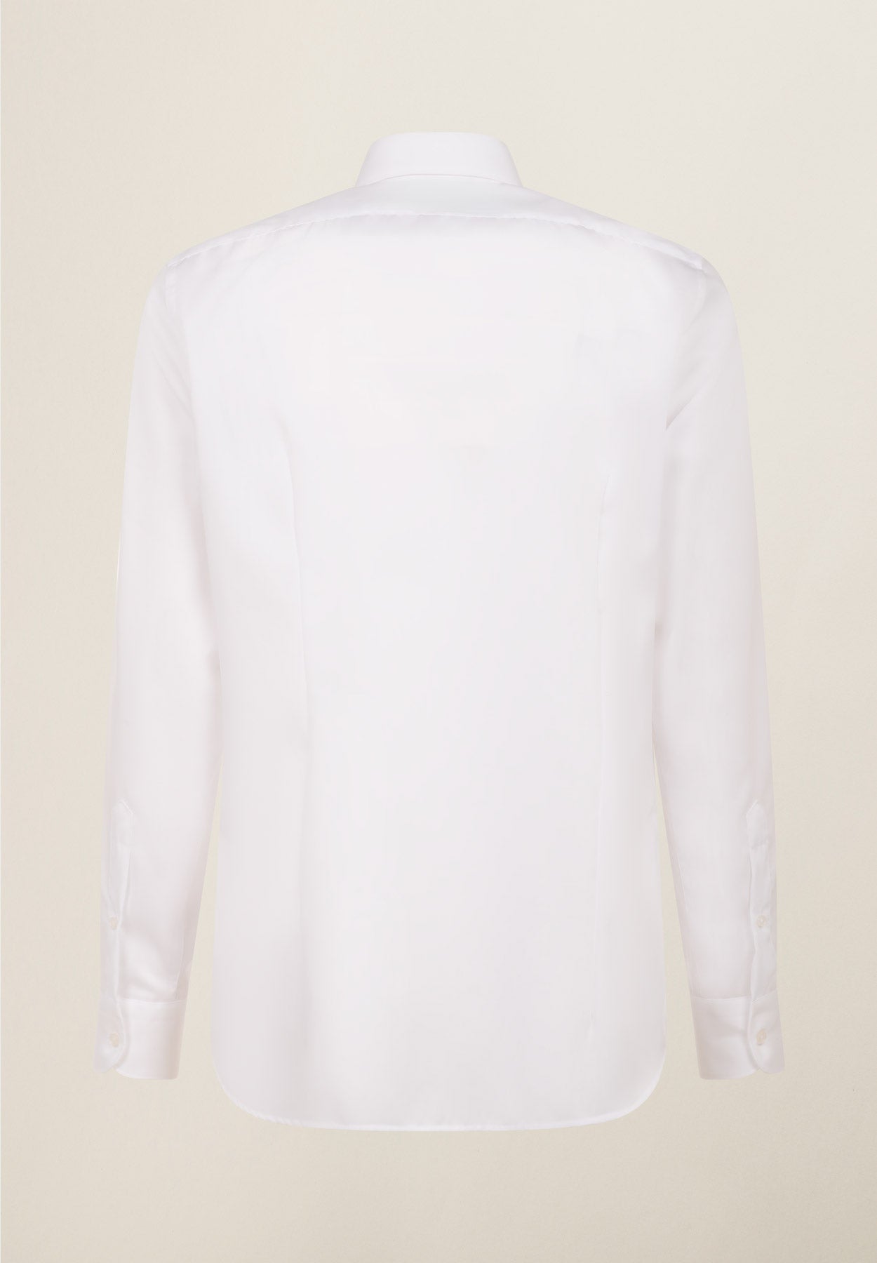 White no-stir slim fit shirt