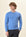 Girocollo azzurro misto cashmere-Angelico