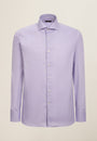 Camicia glicine oxford cotone slim fit-Angelico