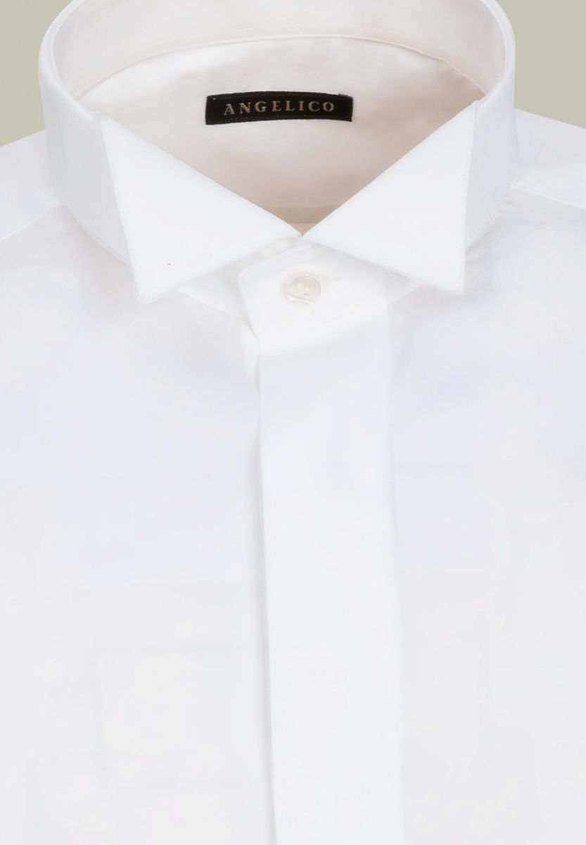 Camicia bianca diplomatica polso gemelli