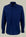 Angelico - Camicia blu pique manica lunga filo scozia - 1