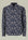 Angelico - Camicia blu stampata fiori beige - 1