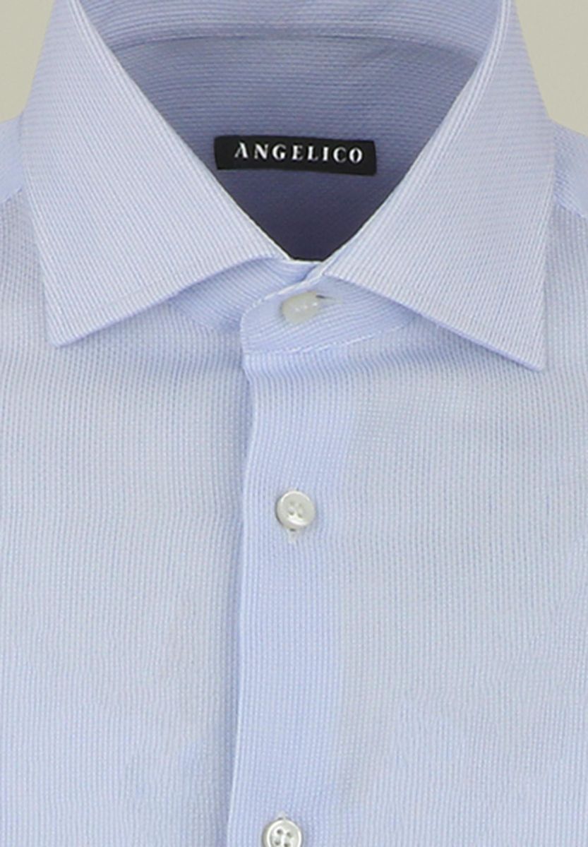 Angelico - Camicia celeste armatura francese - 2