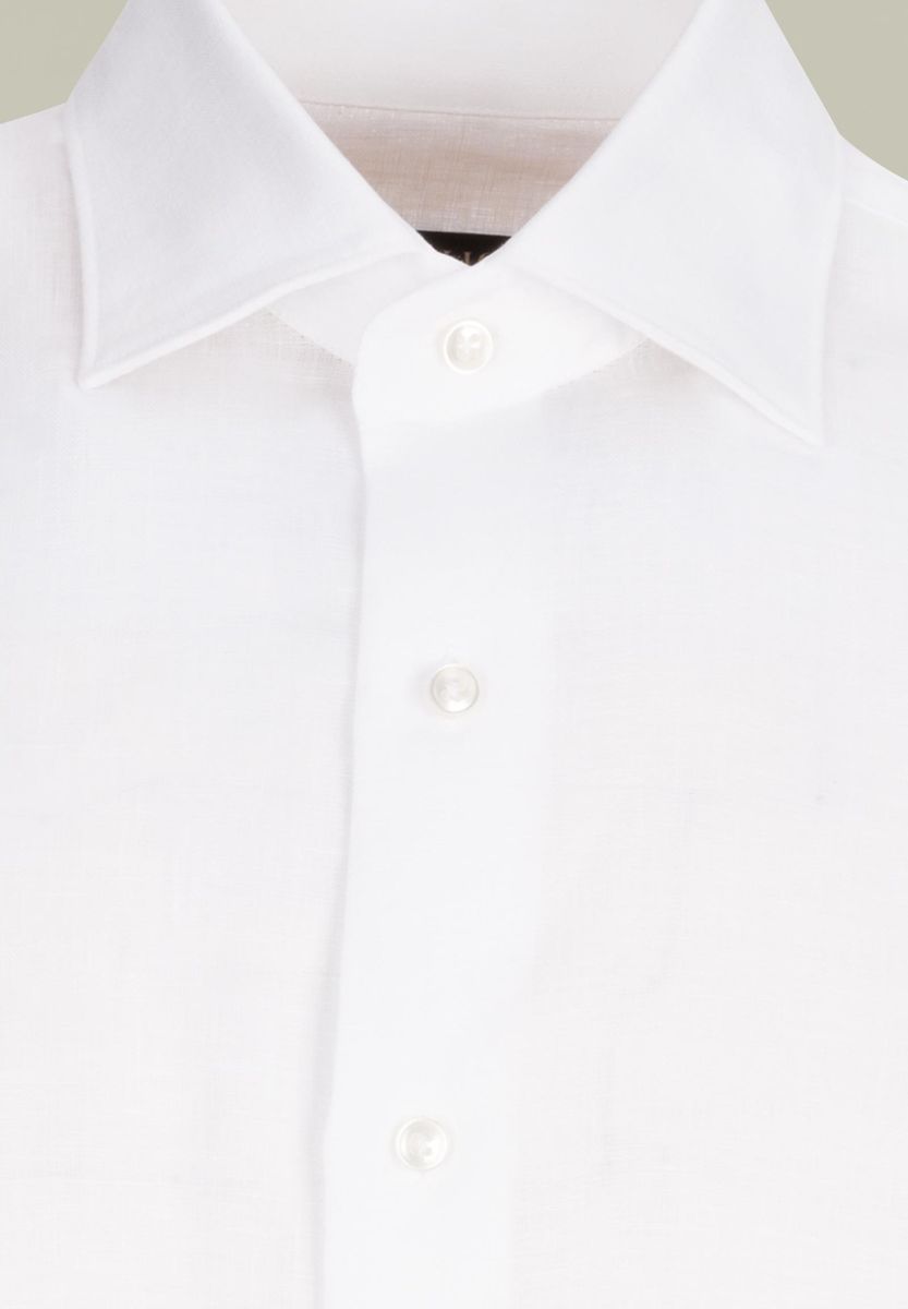 Angelico - Camicia bianca lino custom - 2