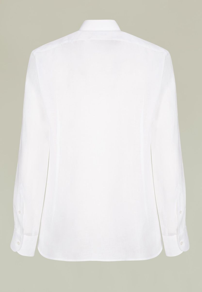 Angelico - Camicia bianca lino custom - 3
