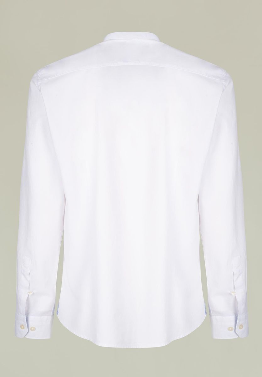 Angelico - Camicia bianca coreana operata custom - 2