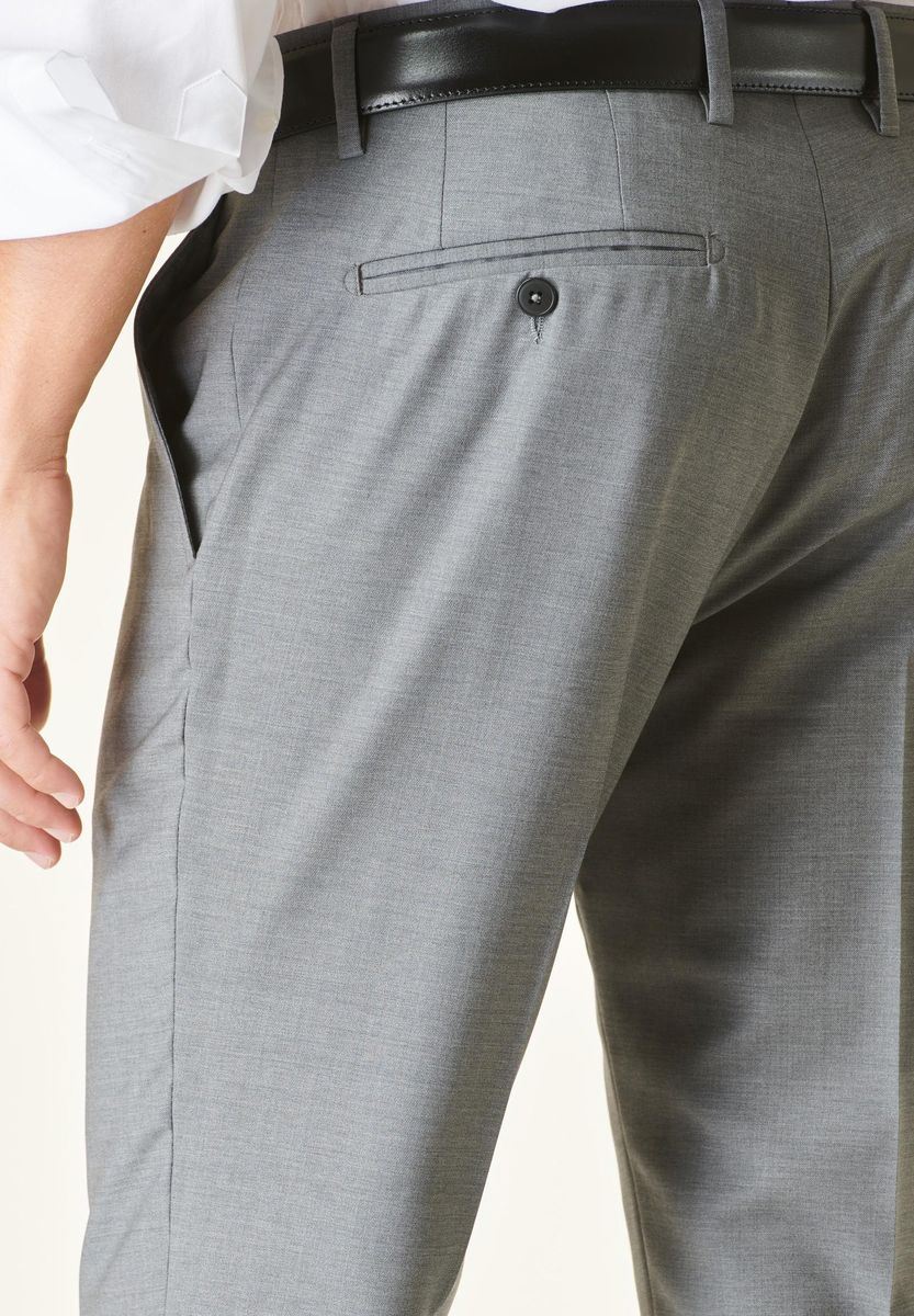 Angelico - Pantalone grigio chiaro tela stretch custom - 3