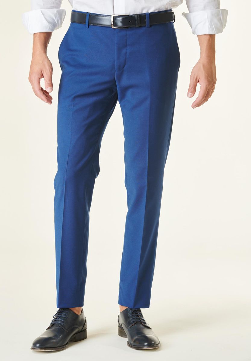 Angelico - Pantalone bluette lana elasticizzata custom - 1