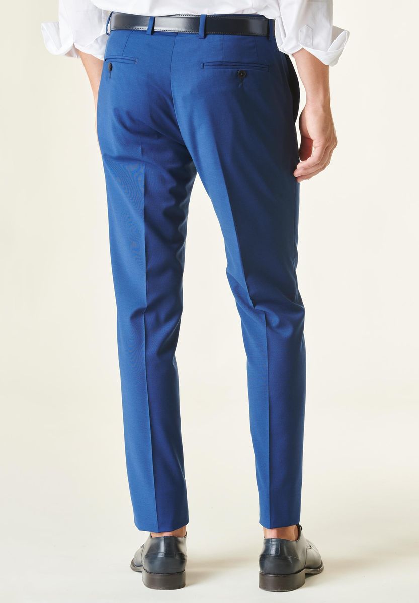 Angelico - Pantalone bluette lana elasticizzata custom - 2