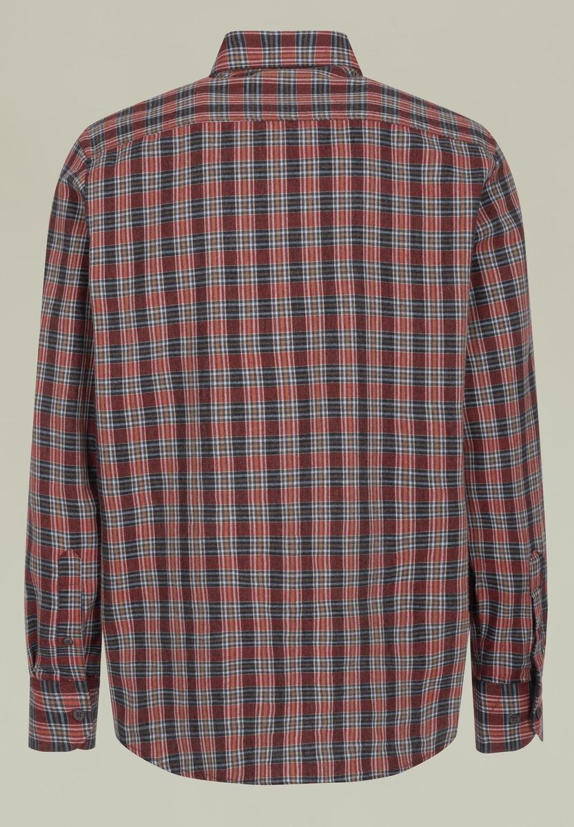 Angelico - Camicia rossa quadretto flanellina BD - 2