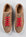 Angelico - Sneakers beige scamosciata lacci rossi - 1