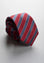 Cravatta rosso-blu-bianco regimental seta