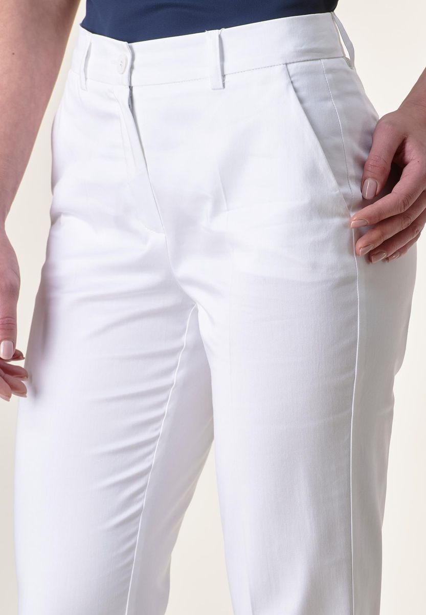 Angelico - Pantalone bianco capri - 3