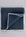 Angelico - Pochette blu lino profilo bianco - 1