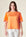 Angelico - Blusa arancione raso-jersey manica corta - 1