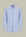 Angelico - Camicia bianca-azzurra riga larga oxford slim - 1