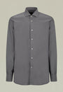 Angelico - Camicia grigio scuro armatura slim - 1